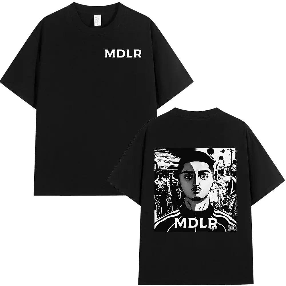 Rapper Morad M.D.L.R Graphic T Shirts Men Women Fashion Vintage T-shirt Cotton Casual Oversized Short Sleeve T-shirts Streetwear