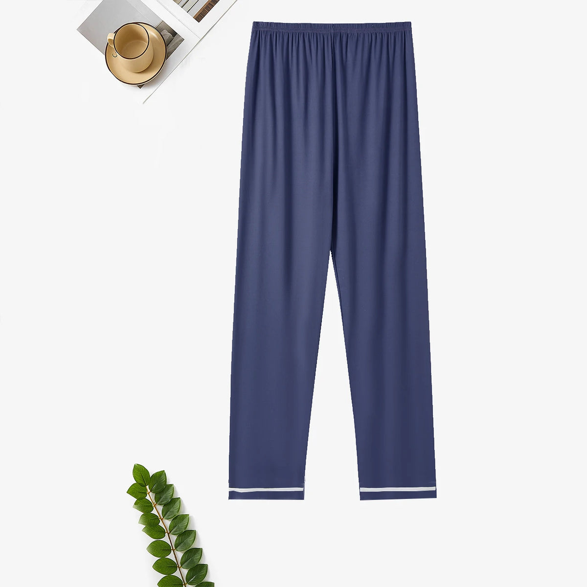 Men's Pajama Pants Thin Home Trousers Loose Large Size Spring and Autumn Summer Thin Casual Home Trousers