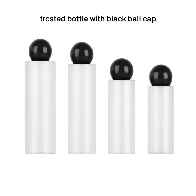 10/30pcs 100/120/150/200ml Empty PET Cosmetic Toner Bottle Moisturizer/ Makeup Remover Bottle  Clear/ Frosted Water Bottle