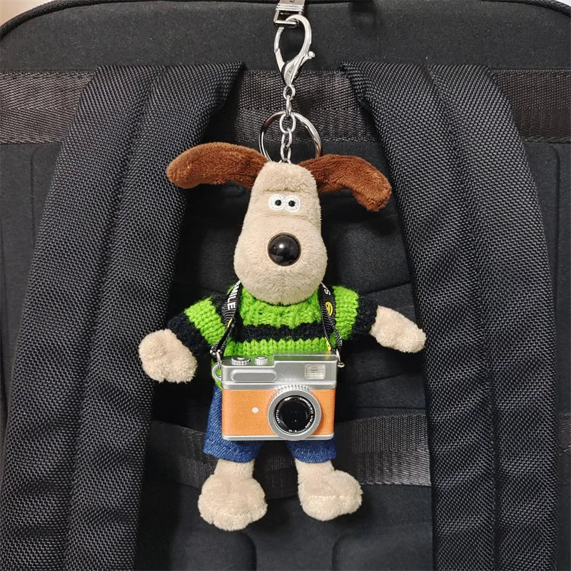 1pc Doll Sweater Clothes for 14cm Wallace & Gromit Dog Plush Toys Cartoon Pilot Gromit Dog Plush Doll