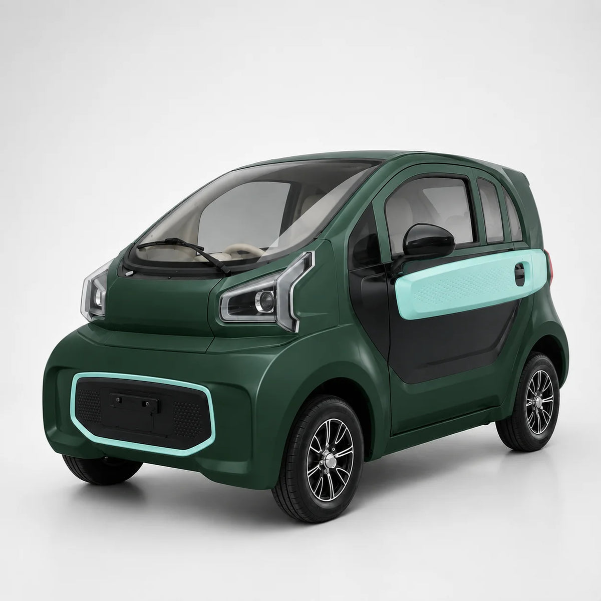 Tc Economical four-wheeled electric vehicles, small and easy parking, urban scooters, rechargeable electric vehicles, suitable f