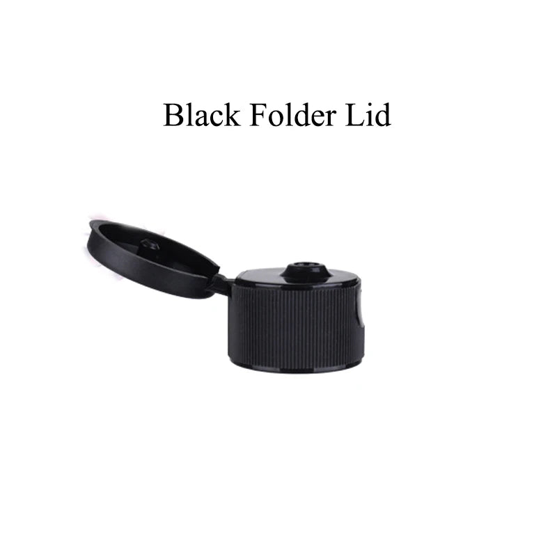 20pcs 100ML 120ML 200ML Empty Plastic Bottle With Aluminum Lid 500ML Flap Lid Refillable Bottle Cosmetic Container JX141-20