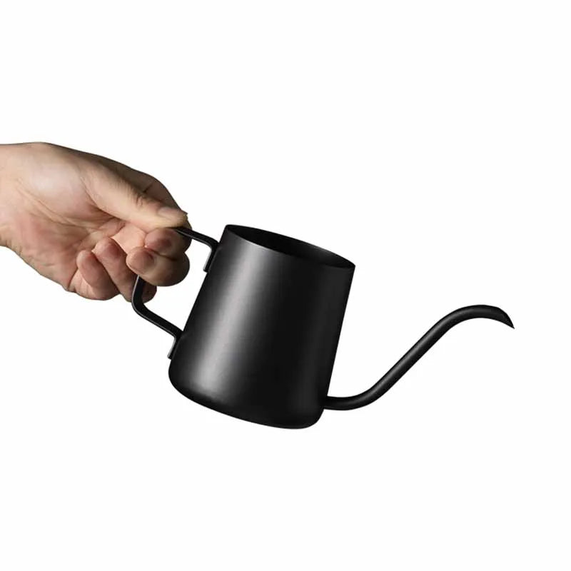 GIANXI Stainless Steel Gooseneck Coffee Maker Hanging Ear Drip Spout Pot Tea Kettle with Handle Drop Shipping