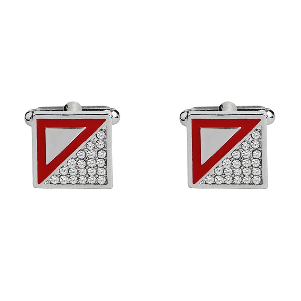 Luxury Men's Cufflinks High Quality Square Round Maple Leaf Cufflinks for Men Fashion Shirt Cufflinks Party Wedding Decorations