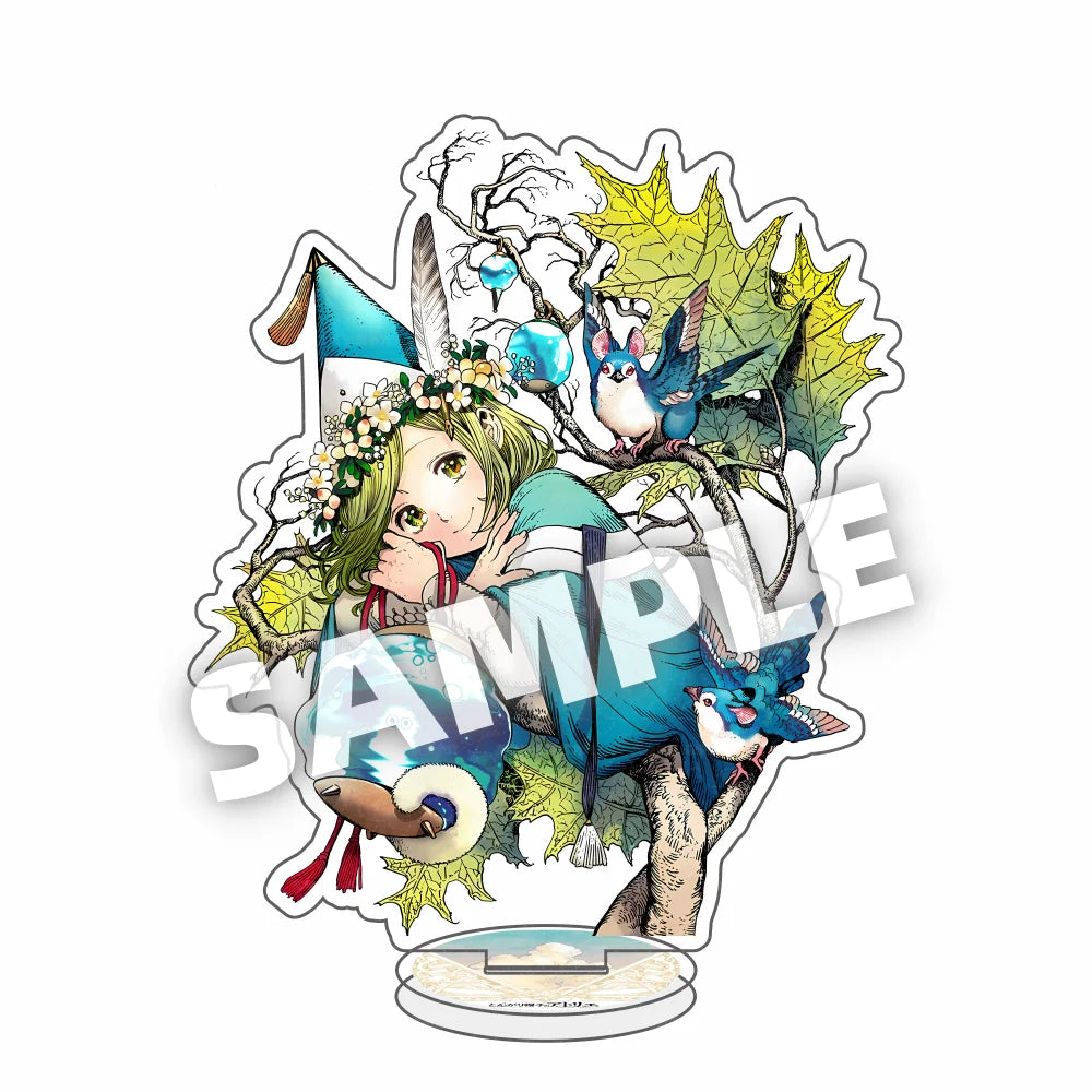 Witch Hat Atelier Anime 15CM cute Keychain Acrylic Stand Model Cosplay Characters Ornament Accessories Collection Goods Gifts