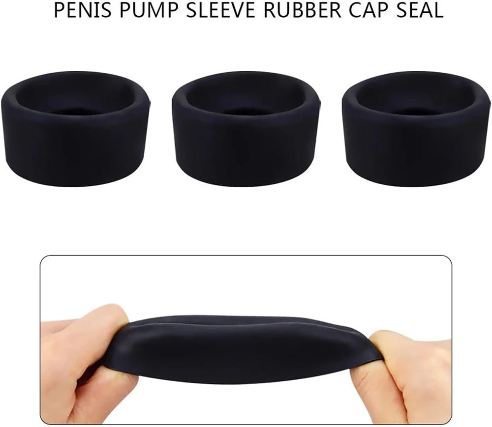Penis Extender Enlarger Manual Vacuum Pump With Pressure Gauge  Cock Exercises Training Device Stronger Bigger Ejaculation 18+