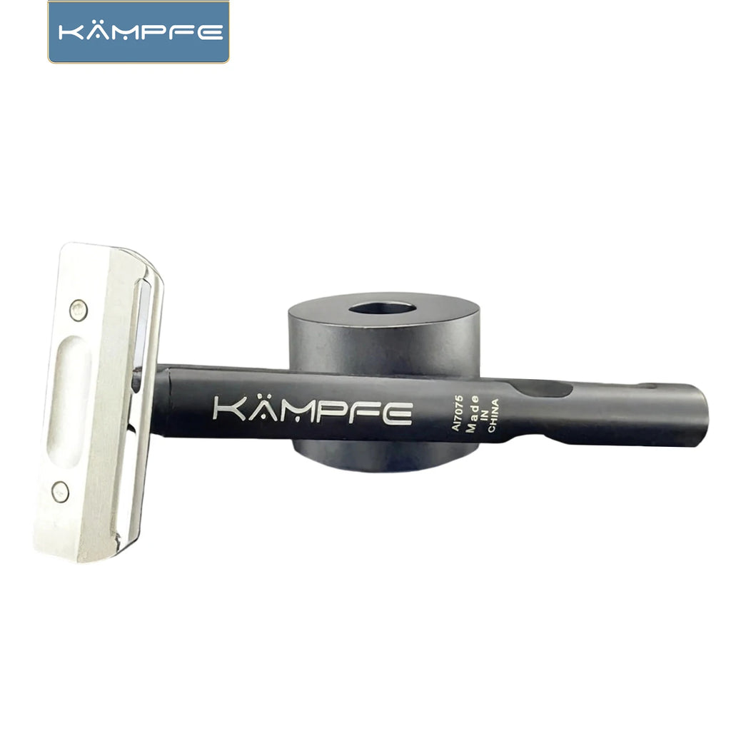 KAMPFE Shaving Kit Manual Safety Razor with Stand Classic CNC machined Razor Gift for Father