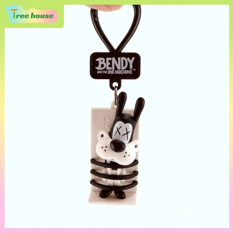 Bendy Blind Bag Bendy And The Ink Machine Horror Game Character Keychain Personalized Pendant School Bag Charm