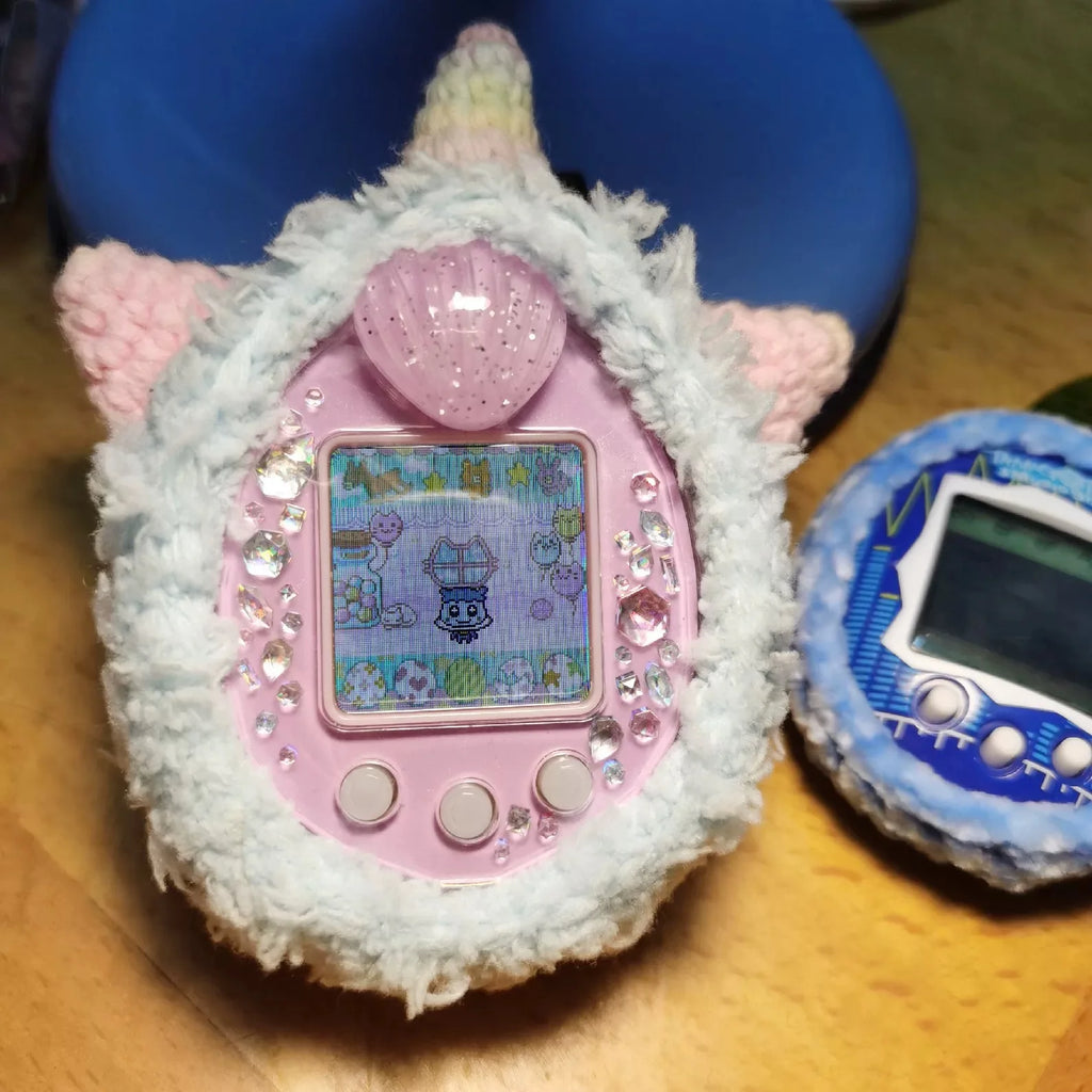 Tamagotchi Uni Electronic Pet Color Panel 4u/4u Paper Soft Film Love Drill Wings Paste The Machine Faceplate Gift