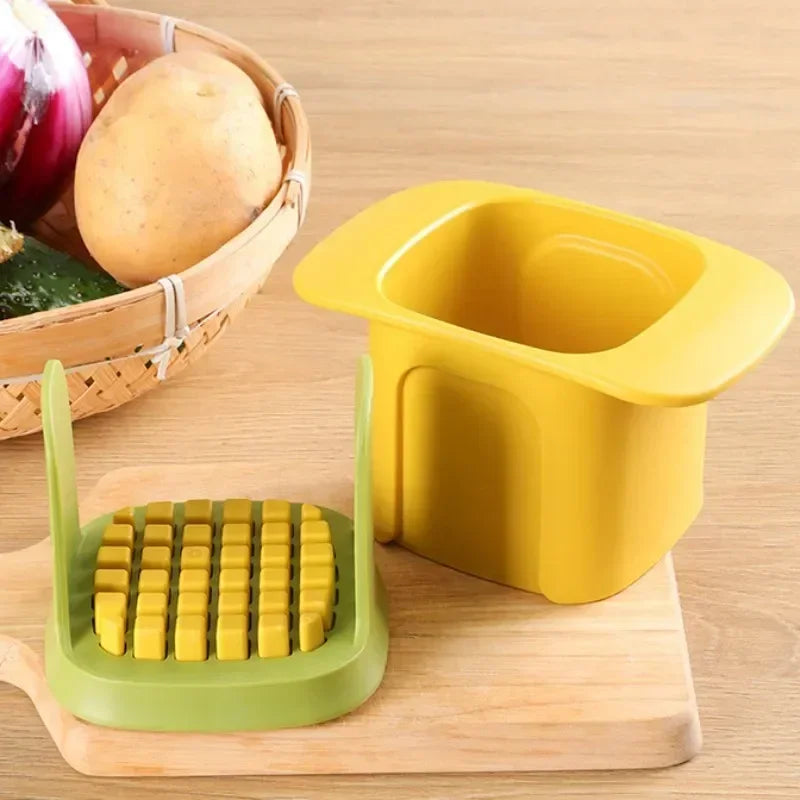 Multifunctional Vegetable Chopper Hand Pressure Onion Diced French Fries Cutter Kitchen Gadget Cucumber  Slicer Kitchen Tools