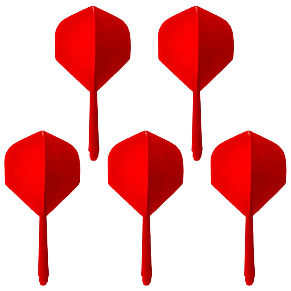 5pcs Integrated Dart Shaft and Flights Standard Shape Integrated Dart Flights and Shafts Anti-Fall 2BA Screw In-one Dart Flight