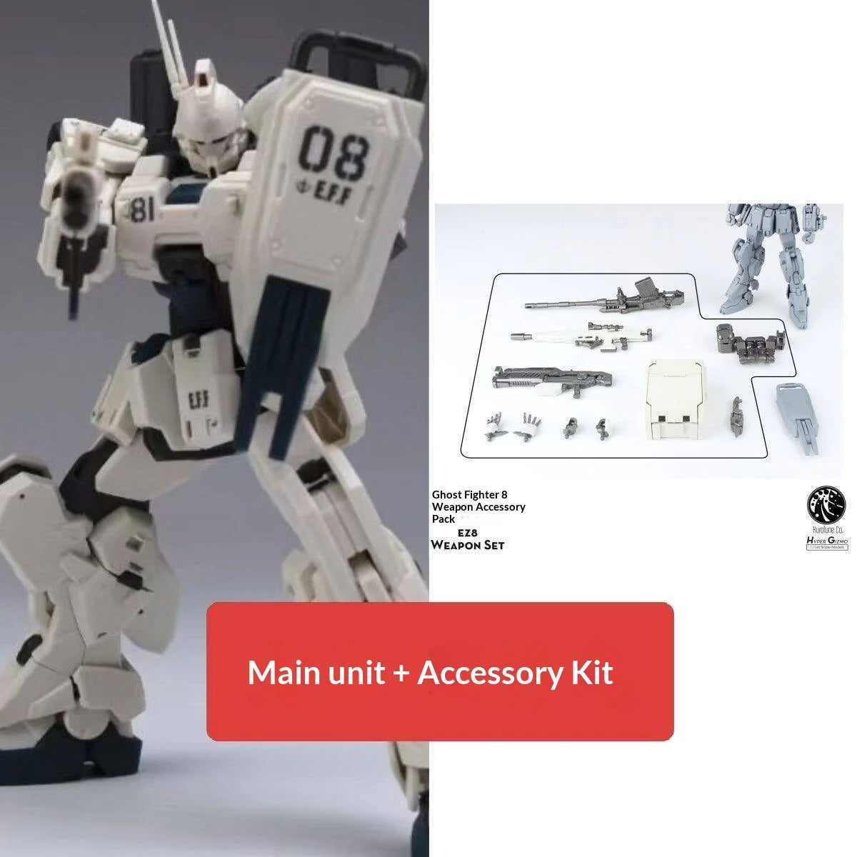 kurofune model Hg 1/144 Rx-79 G Ez-8 Assembly Model Movable Joints Collectible robot kits Models Kids Gift
