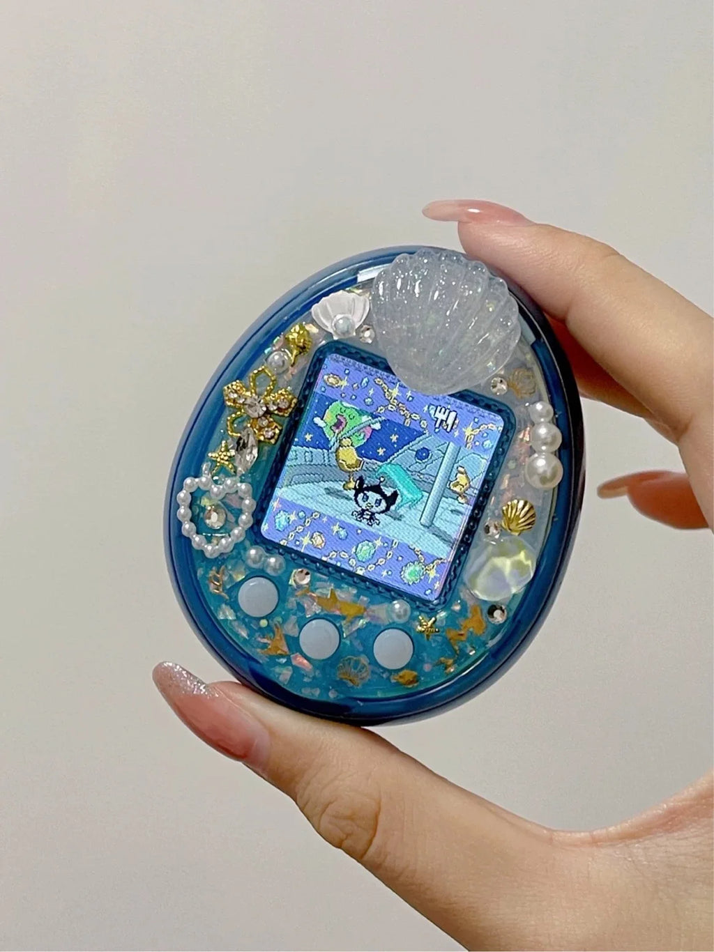 Tamagotchi Uni Electronic Pet Color Panel 4u/4u Paper Soft Film Love Drill Wings Paste The Machine Faceplate Gift
