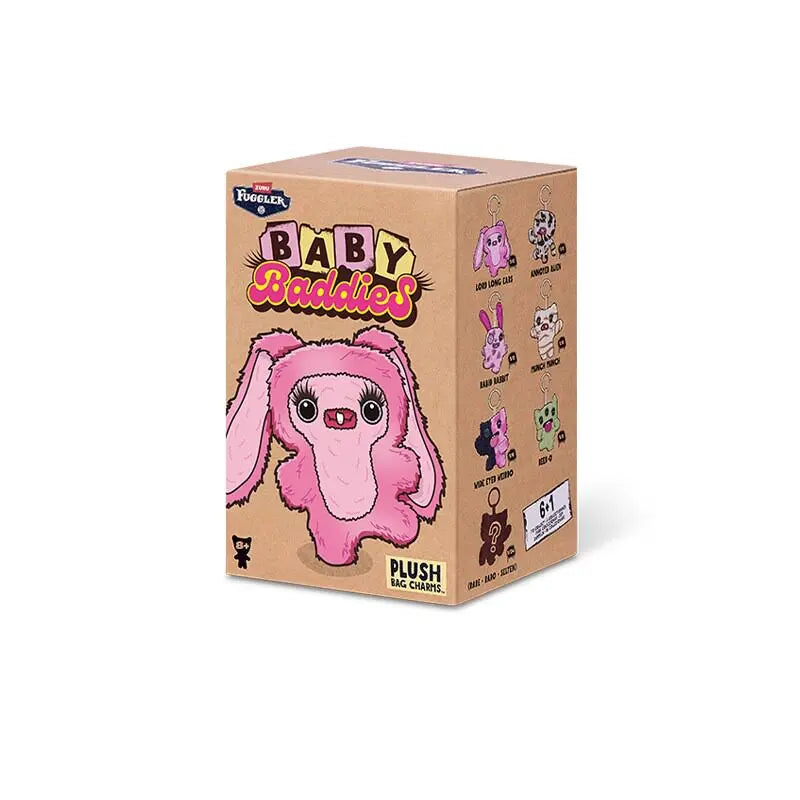 New Fuggler Baby Baddies Series Blind Box Soft Funny Ugly Monster Cute Keychain Backpack Decor Accessory Collectible Toy Gift