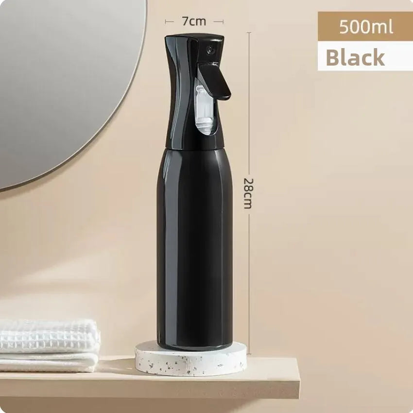 Refillable Hair Spray Bottle 500/300/200ml Continuous Mist Watering Can Automatic Salon Barber Hair Tools Sprayer