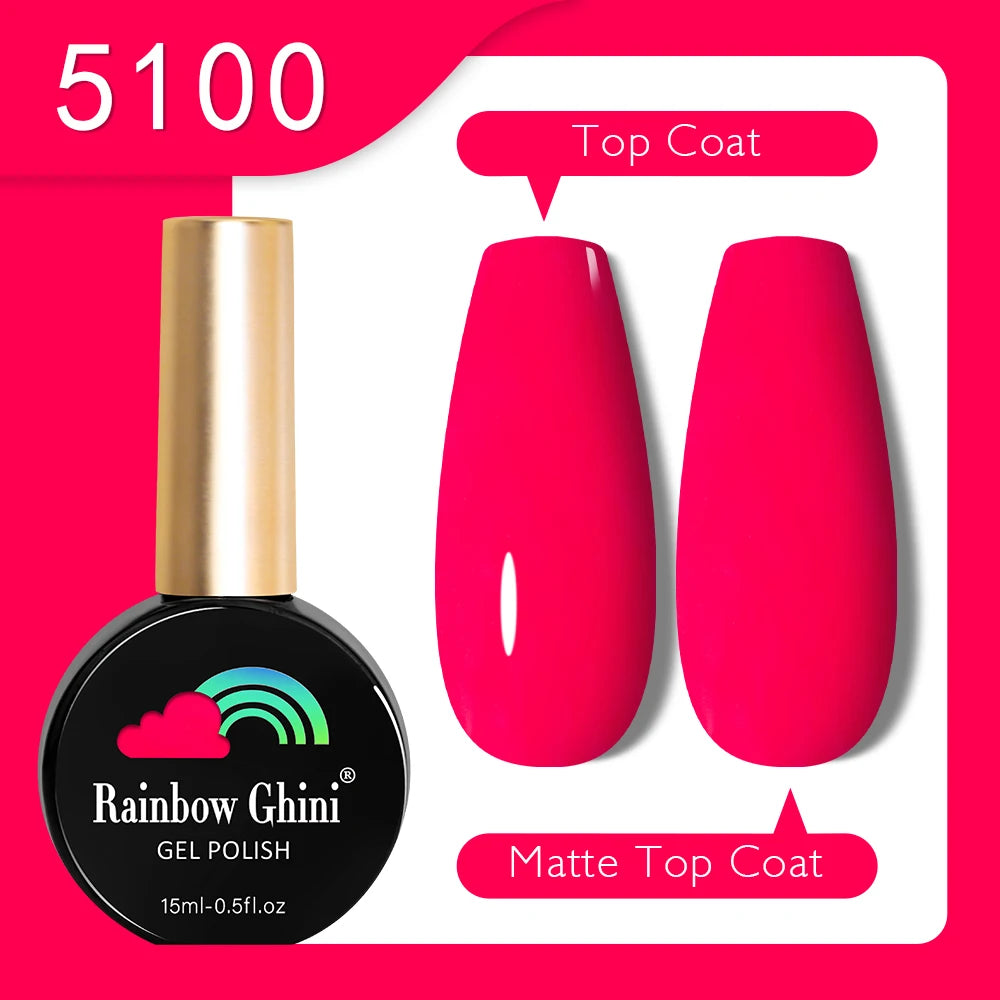 RG 15ML HEMA&TPO FREE Summer Series Fluorescent Gel Polish in Sporty Style Y2K Nail Polish Suitable for Parties Nail Art UV Gel