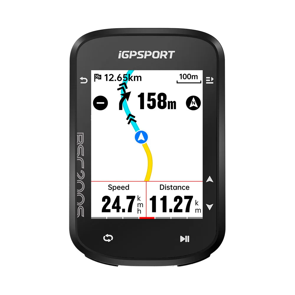 iGPSPORT BSC200S GPS Route Navigation Bike Computer Colorful Screen Wireless Bicycle Speedometer Cycling Odometer Bluetooth Ant