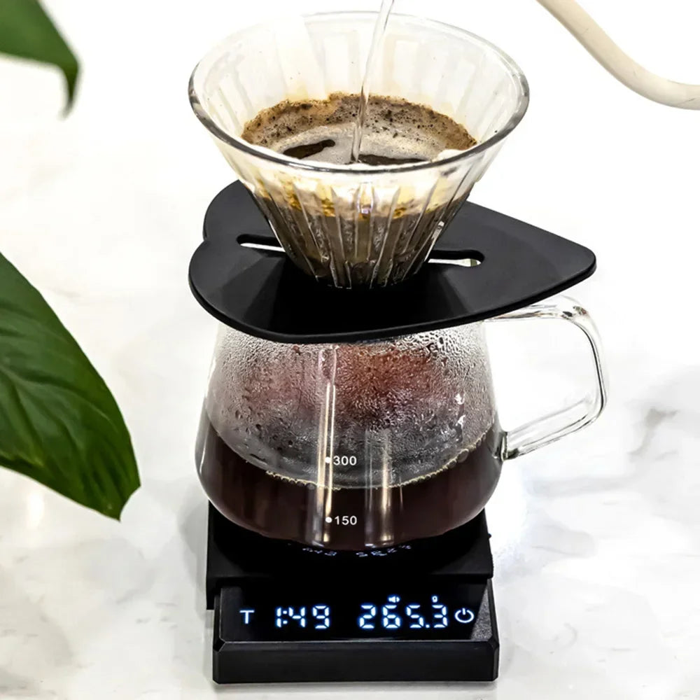 Youpin Kitchen Coffee Scale with Timer Rechargeable Digital Scale 0.1g High Precision 3 Modes Drip Espresso Scale Barista