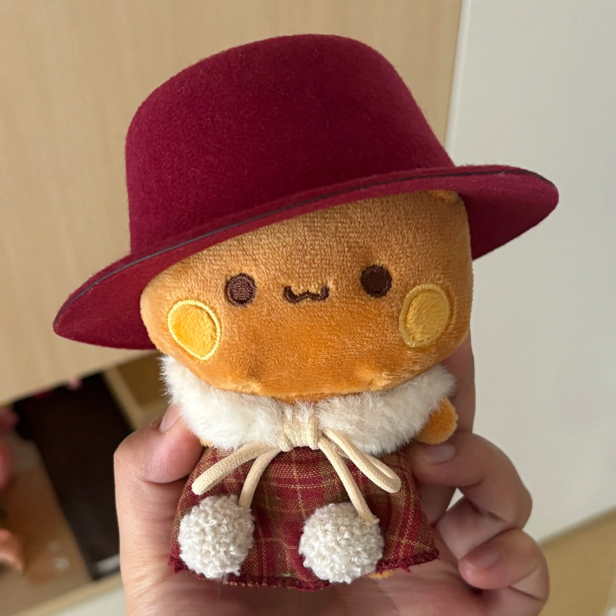 12cm Official Original Panda Bubu And Yier Outfit Change Plush Toy , Bubu And Dudu Plush Pendant Doll Gift