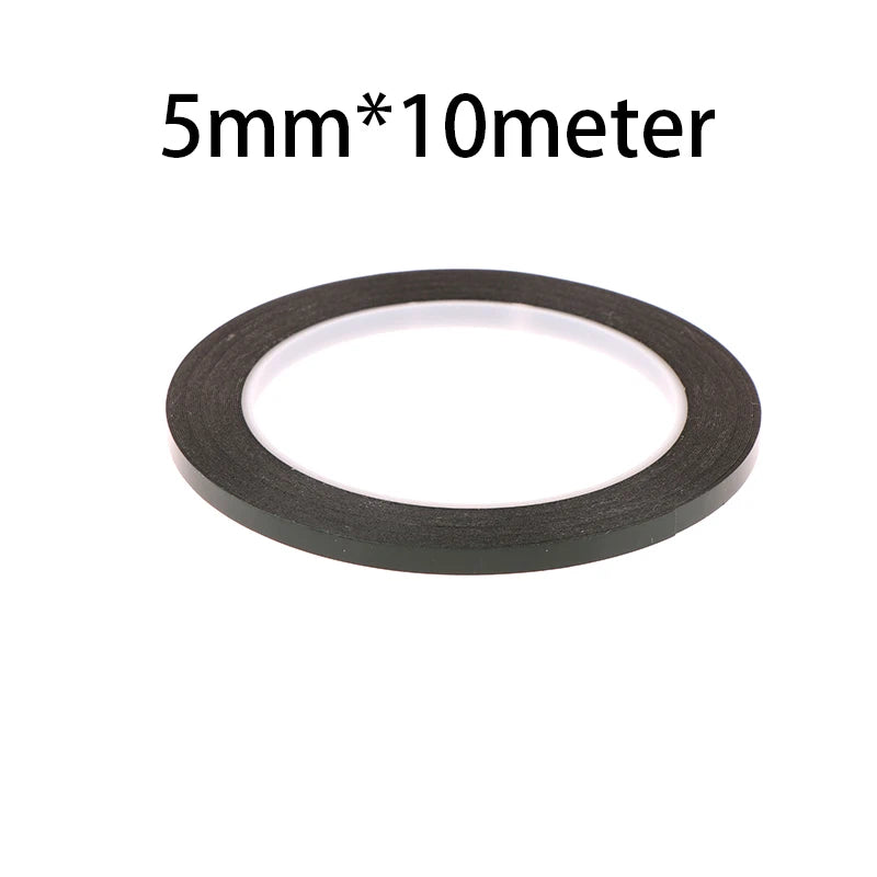2-5MM 10M Black Strong Adhesive Tape Roll For IPad Tablet LCD Touch Glass Frame Back Cover Repair Double Side Glue For Phone