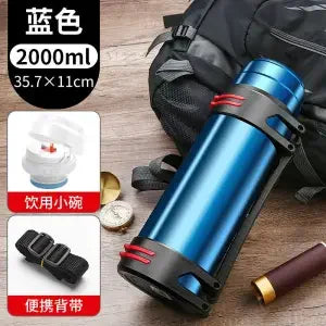 3L/2L High capacity Stainless steel thermos Fashion everyday, outdoor,automotive water thermo cup Portable insulation Vacuum cup