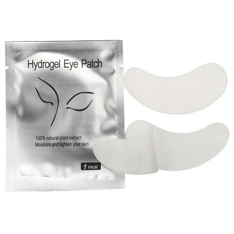 50/100/200 Pairs Eyelash Pad Gel Hydrogel Eye Patch Grafting Under Eye Paper Sticker Fox Wraps Eyelash Extension Makeup Tools