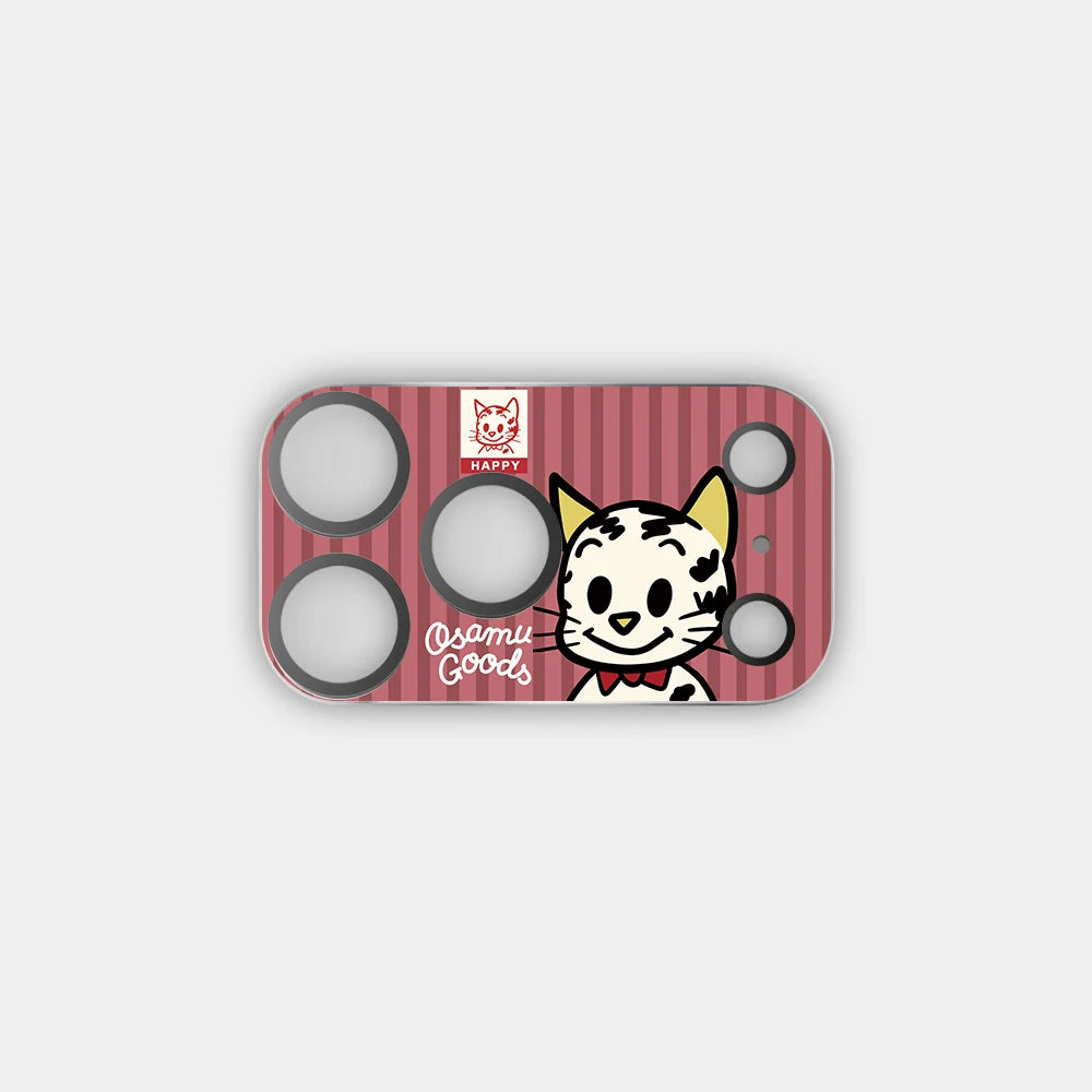 51-100 Cartoon Electroplated Camera Lens Protector for iPhone 17 Pro Max / 17 Pro Scratch Resistant Glass Rear Cover