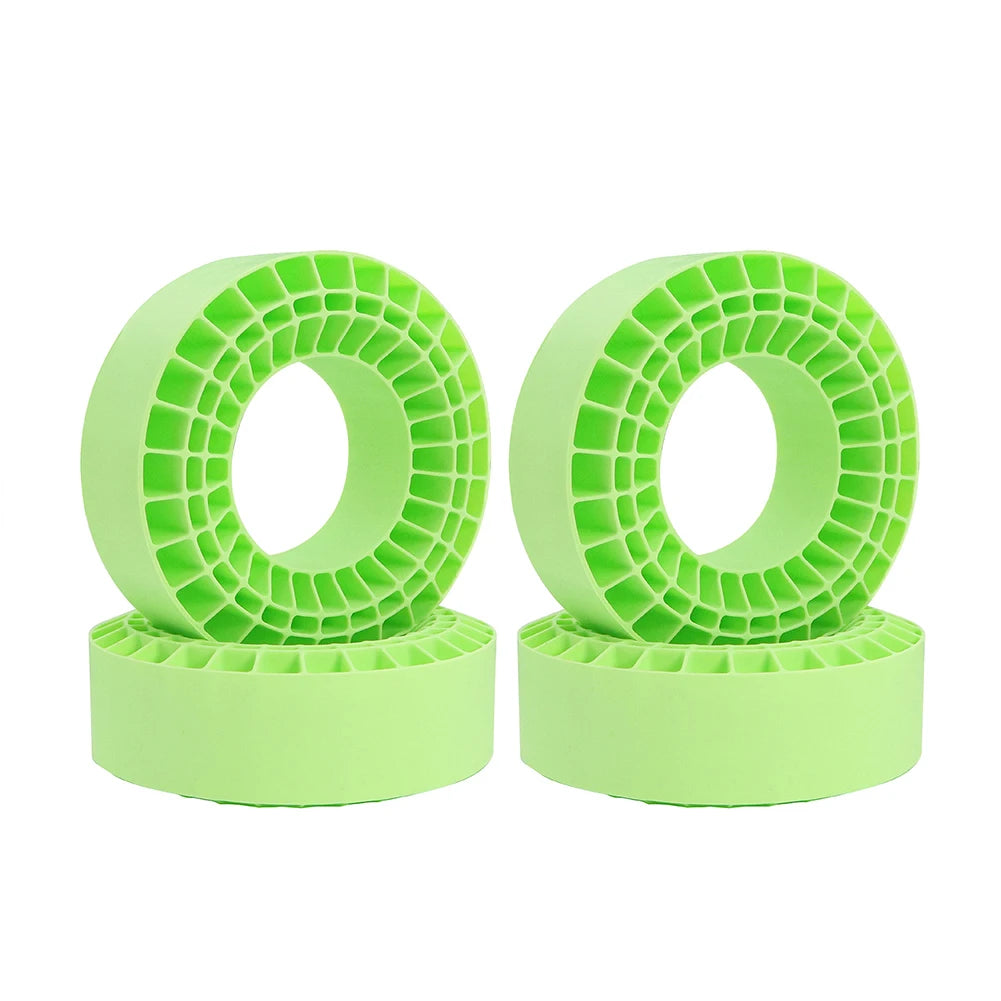 4PCS Silicone Rubber Inserts 2.2" Wheel Tires Super Soft For 1/7 1/8 1/10 RC Car