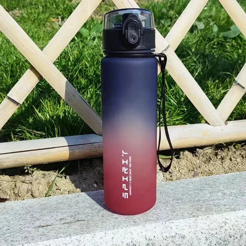 1 Liter Sports Water Bottle Large Capacity Summer Men Women Portable Plastic Bottle for Outdoor Travel Fitness Drinkware