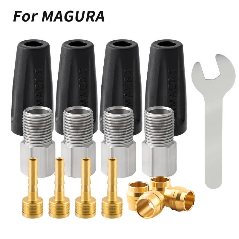 MUQZI MTB Bike Oil Needle Olive Head Suit BH90 BH59 Tubing Pipe Oil Hydraulic Disc Hose Pressing Ring T Brake Accessories