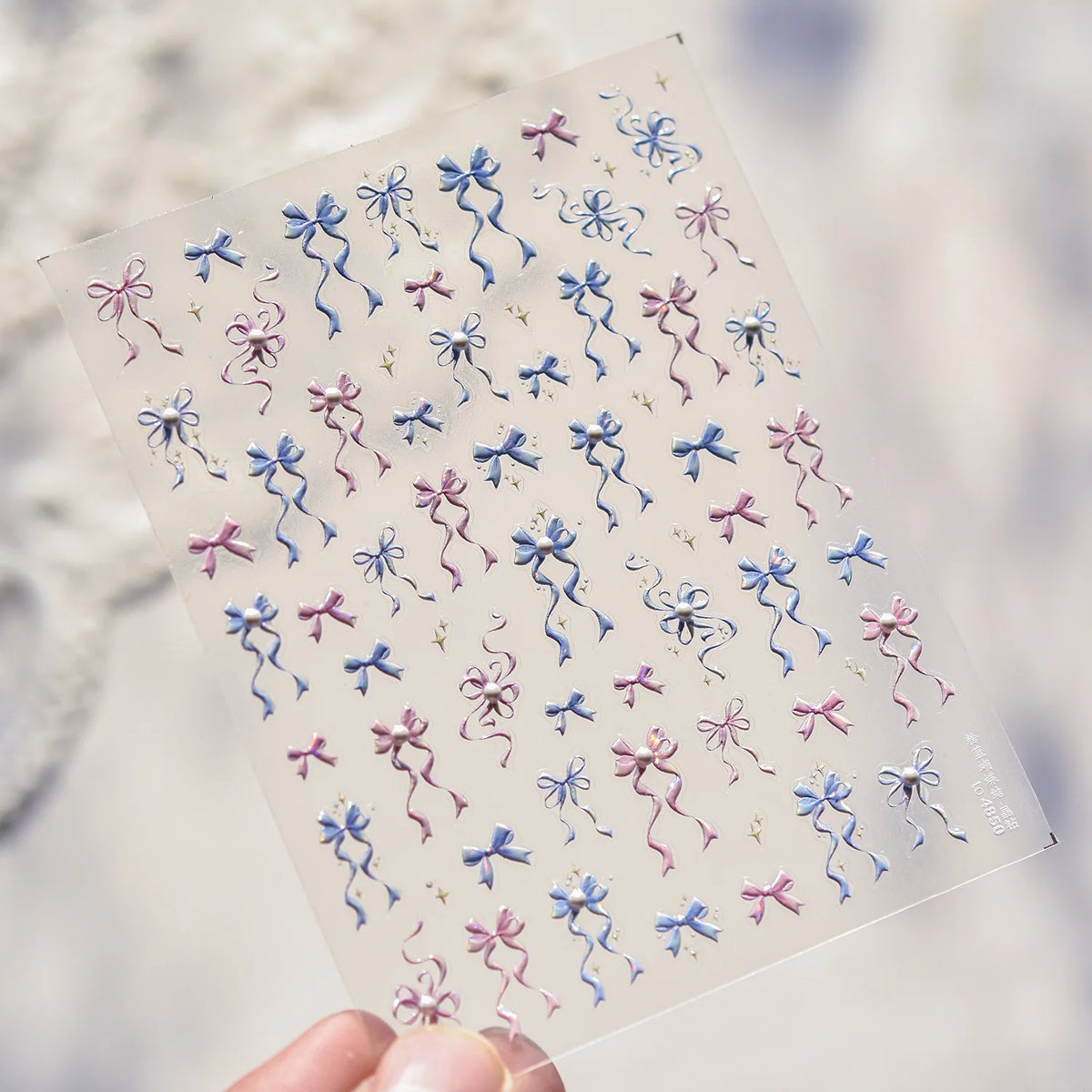 1pcs 5D Shell Light Nail Stickers Fashion Gold Border Love Heart Bowknot Moon Star Art Decal High Quality Manicure Decorations