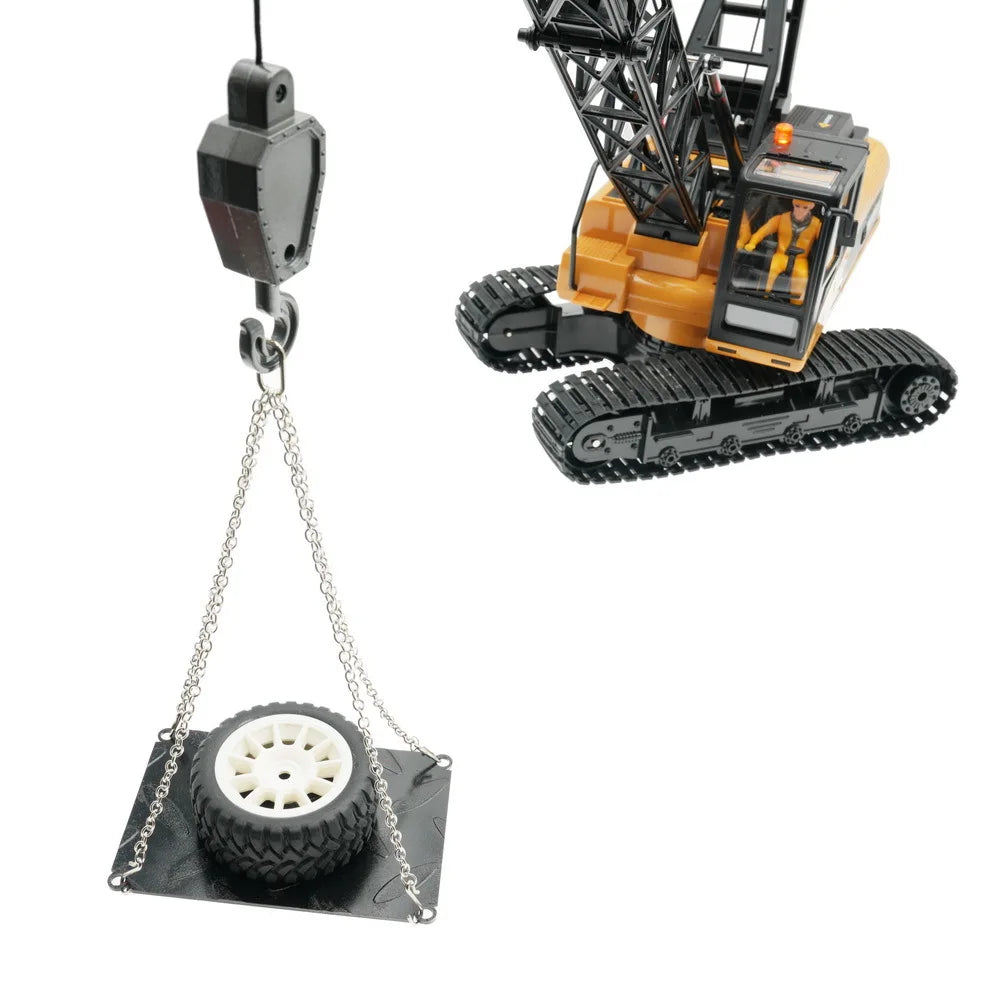 Generic Crane Model Lifting Chain Sling 1/50 Scale Hook Type Heavy Duty Lifting Hanger For Construction Hoisting Scene Hobbyists