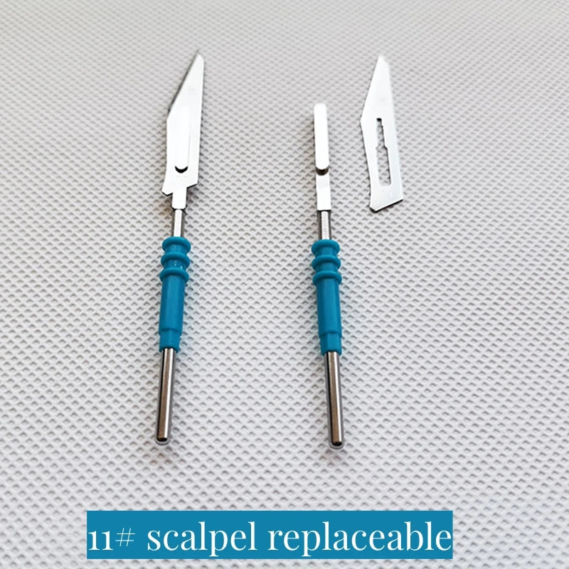 1-pc Lot Electrocautery Electrocoagulator Active Electrode Tip with Surgical Blade #11 Scalpels Reusable