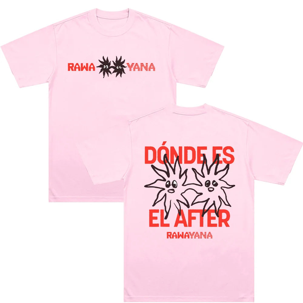 Rawa Yana T-Shirts Rawayana Band Album Merch Clothing Unisex Fashion High Quality Cotton Comfortable Loose Breathable Top Casual