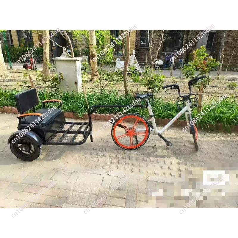 Bicycle Electric Motorcycle Trailer  Rear  Outdoor Pet Small Trailer