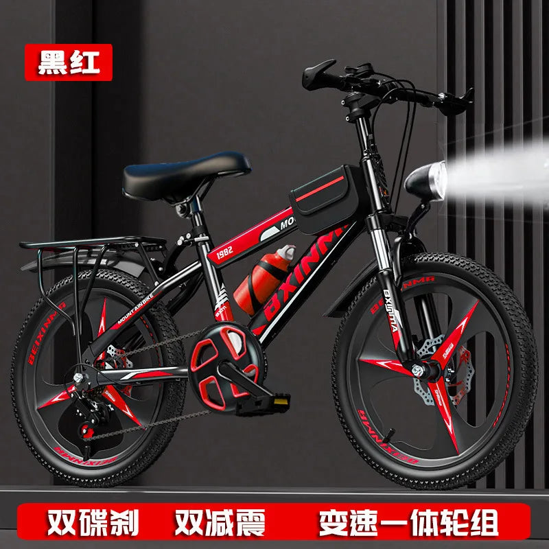Bicycle for children aged 6 to 12  boys and girls high school children students  mountain bikes  variable speed 18/22 inch bikes