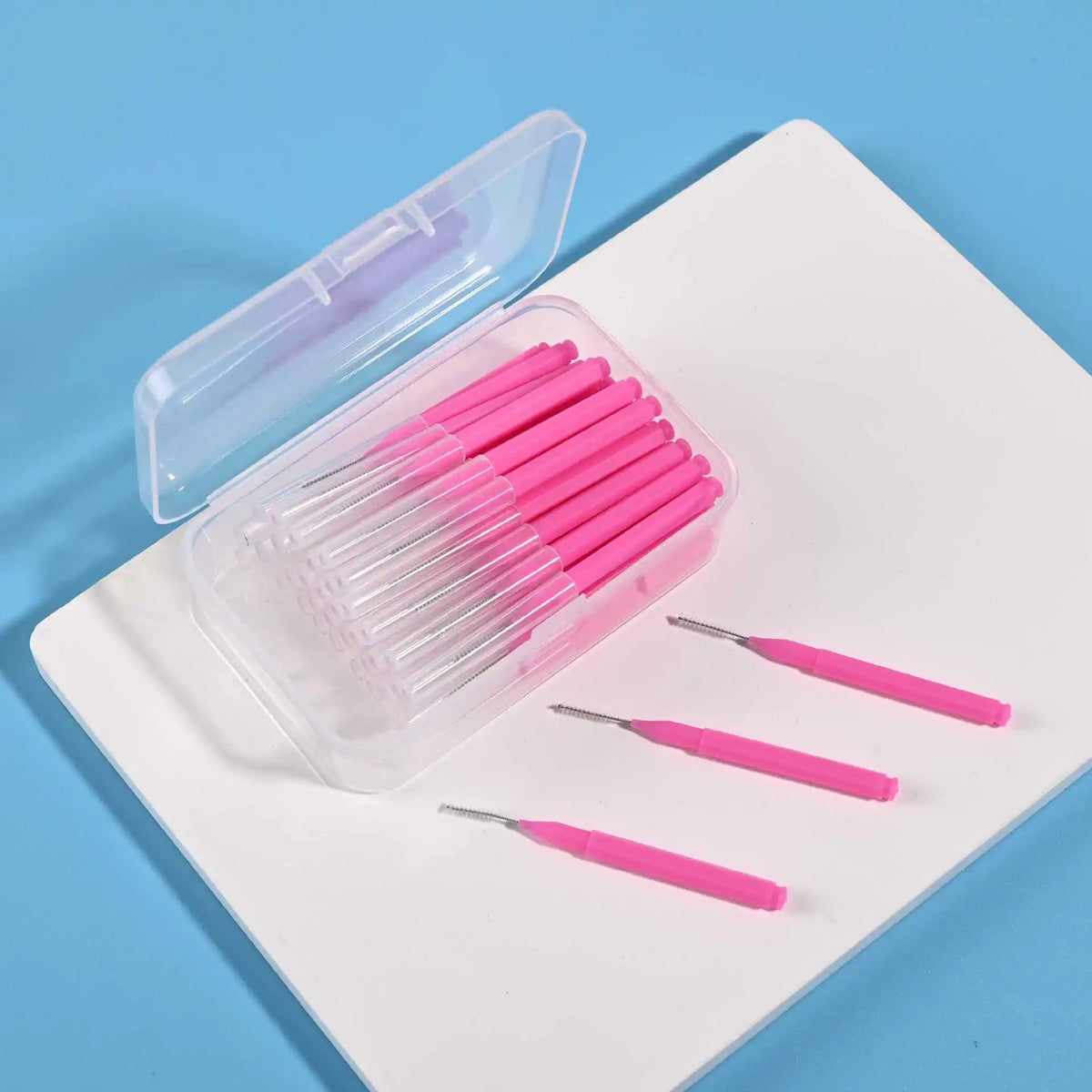 0.6-1.5mm Interdental Brushes Health Care Tooth Push-Pull Removes Food And Plaque Better Teeth Oral Hygiene Tool 30Pcs/ Box