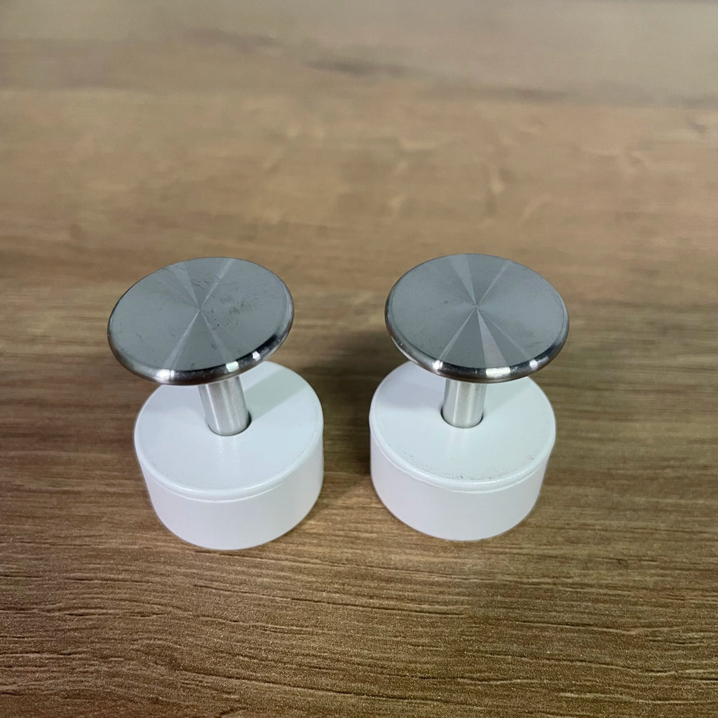 PVC Magnetic Lock White Cap with Stainless Steel Pin Plastic Lock for Restraint Belt Accessories Tools