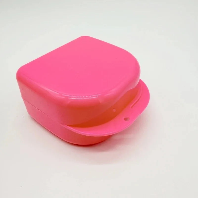 30Pcs New Plastic Tray Box Dental Orthodontic Retainer Box Case Plastic Teeth Container Denture Box False Teeth Protective Case