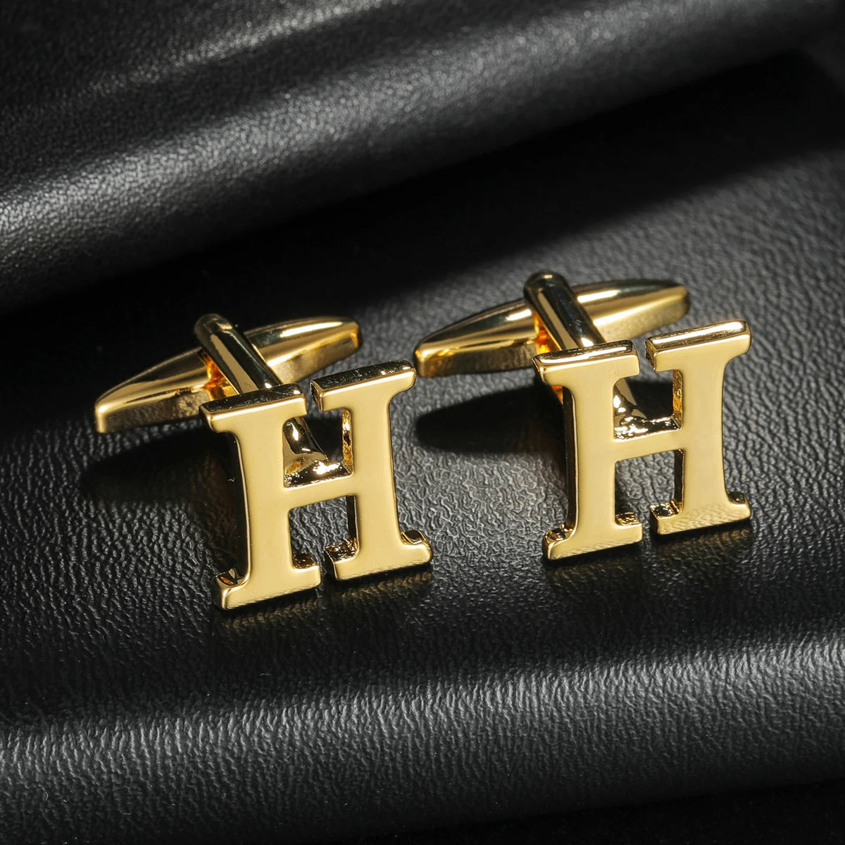 New High Quality Initial A-Z Cufflinks Alphabet Letter Copper Material Cuff Links For Business Mens Boys Tuxedo Shirts Gift