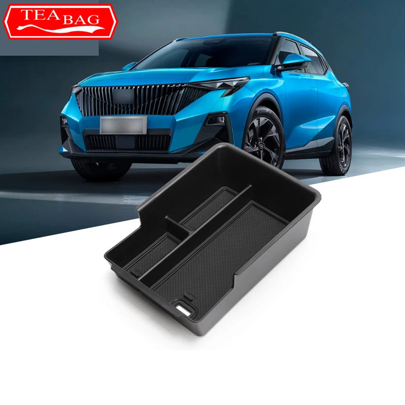 For GAC GS3 2024 2025 Car Styling Center Console Organizer Storage Interior Armrest Storage Box Auto Modified Accessories