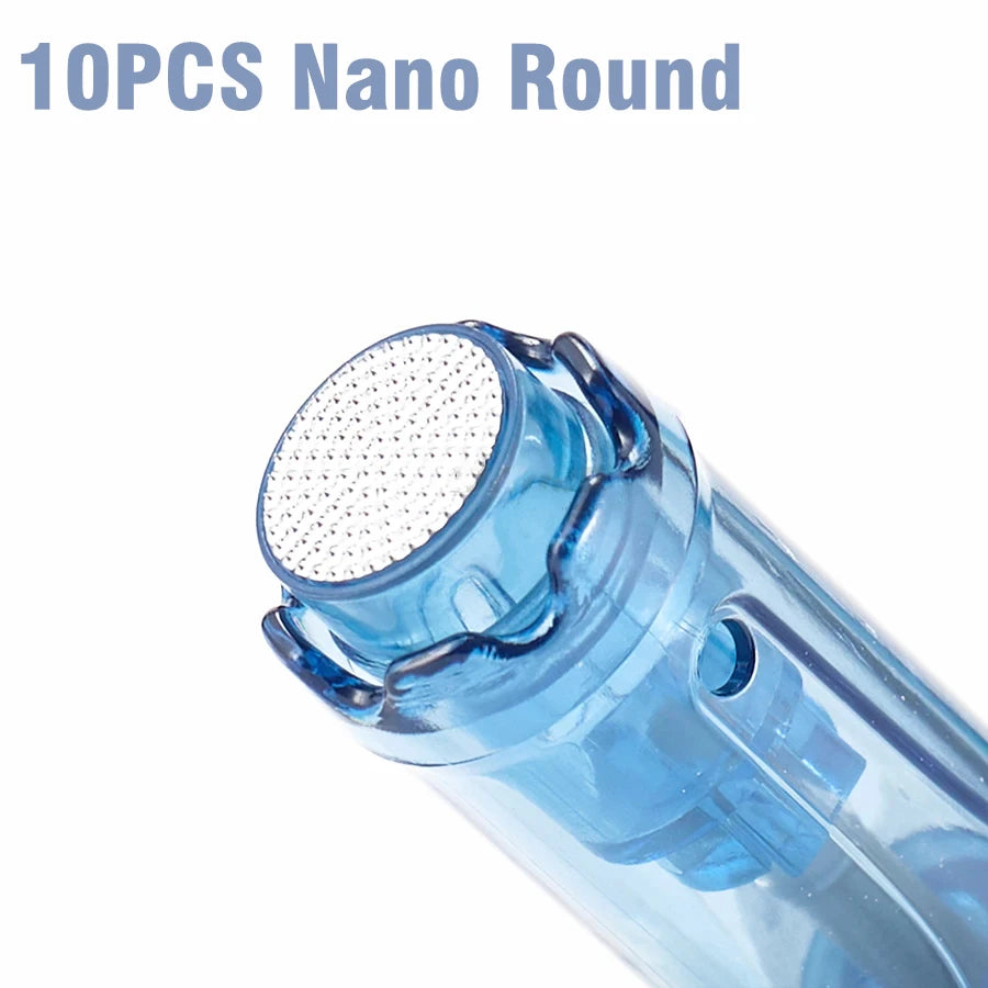 10Pcs Needle Cartridges 12/18/24/36/42 Pins Nano Micro Needle 0.25mm Mesotherapy Cartridge For Dr Pen M8S/A9/A8S/A11