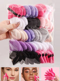 50PCS Super Affordable Triangular Powder Puff Makeup Sponge Powder Puff Set Multi-color Setting Powder Puff Sponge Makeup Tools