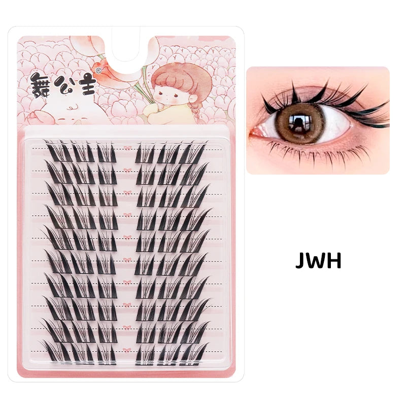 10 Rows Individual Lashes DIY at Home Lash Extension Cluster Wholesale Natural Makeup Eyelashes