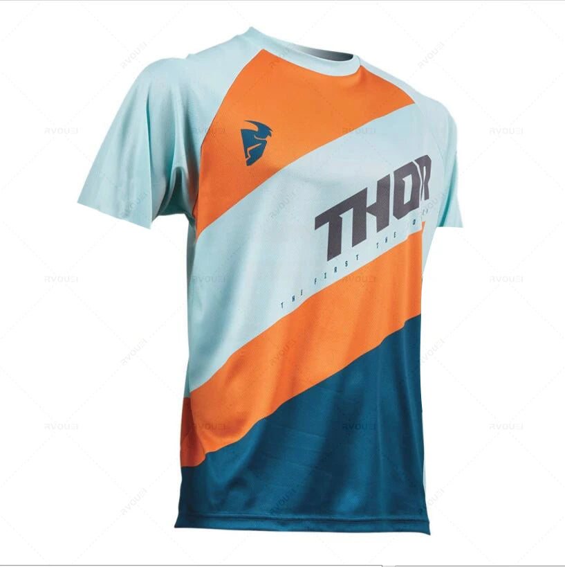 Cross Country Racing Mountain Bike Jersey Short Sleeve Downhill T Shirt Poc MTB Shirt Offroad MX Enduro Bicycle Jersey Motocross