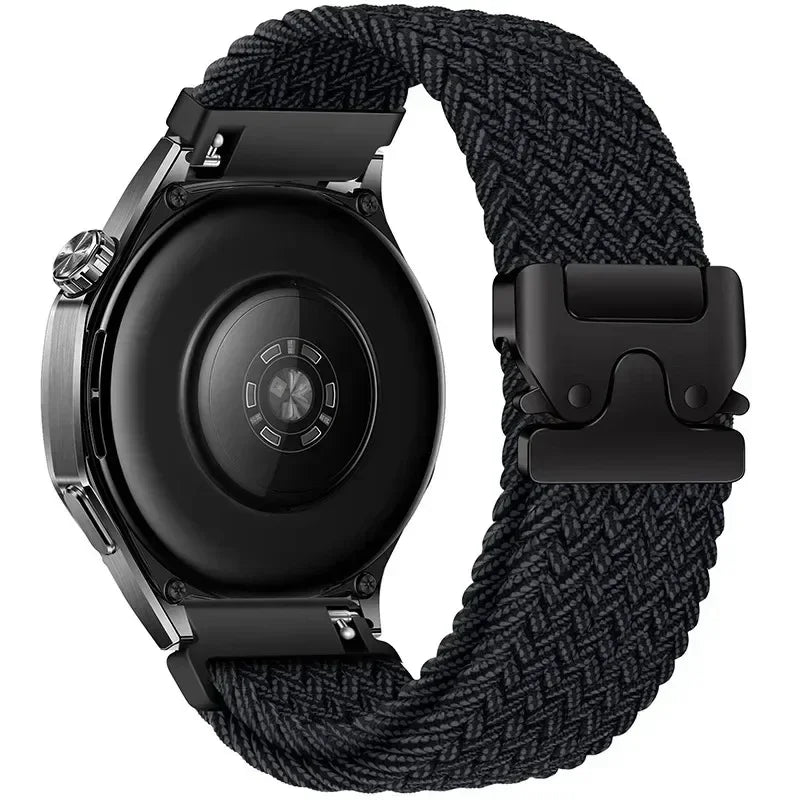 22/20mm Nylon Braided Parachute Buckle Strap for COROS APEX 4 42mm/PACE 4-Pro Bracelet Band for Suunto Vertical 2/Race 2-1-S/Run