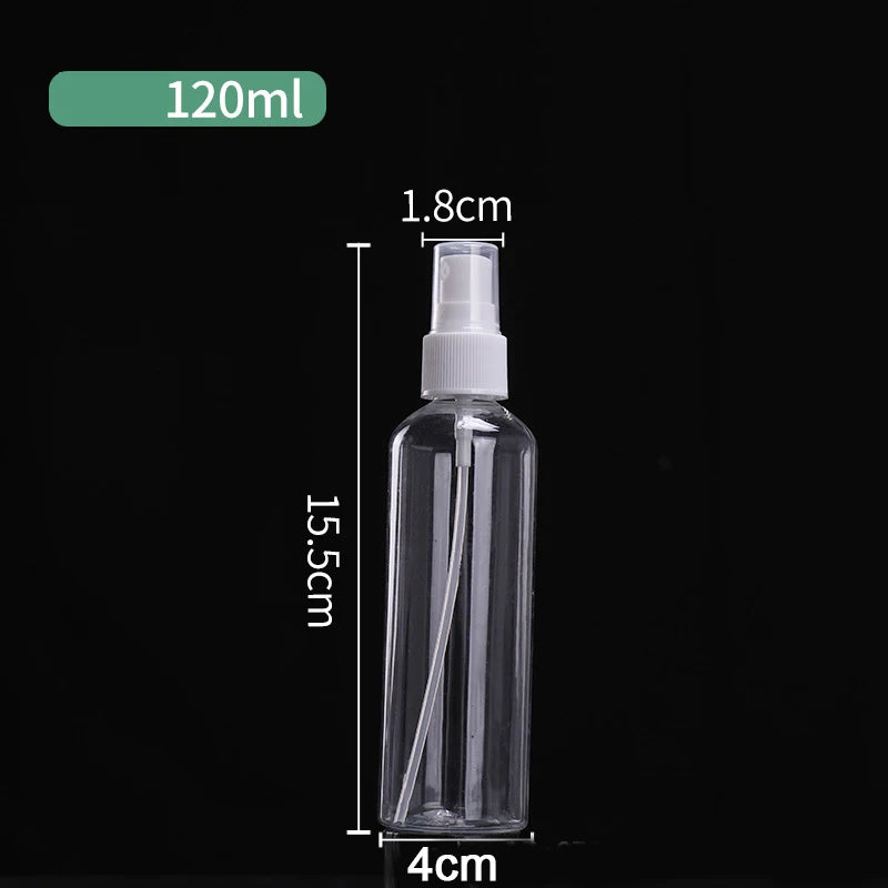 1PC Bottle Clear Plastic Empty Spray Bottle Portable Refillable Perfume Clear Sample Dispenser Small Spray Bottle