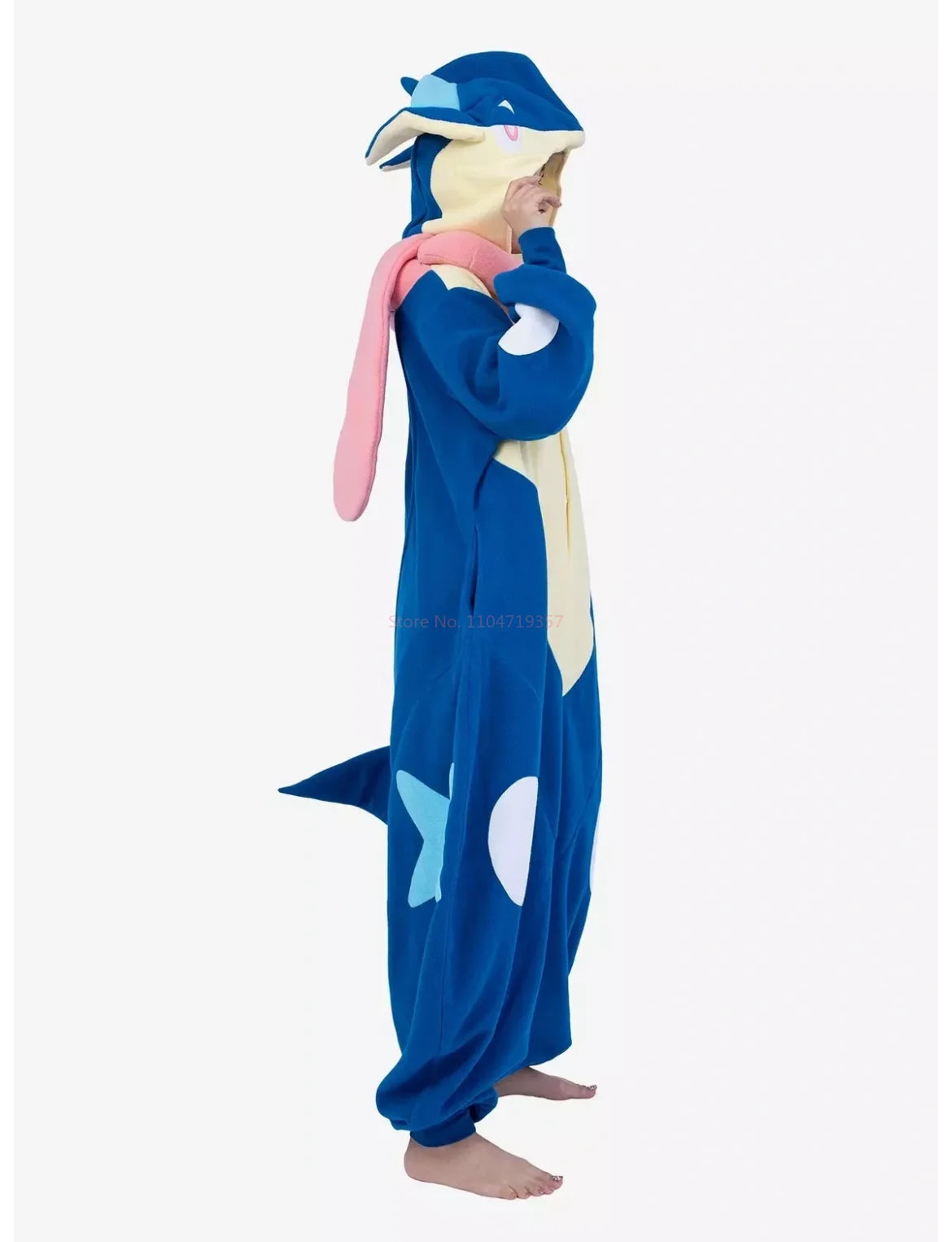 Greninja Onesie Kigurumi Lucario Pajamas Adult Cosplay Costume Unisex Anime Pijamas Halloween Christmas Costume Pijama Toys Gift