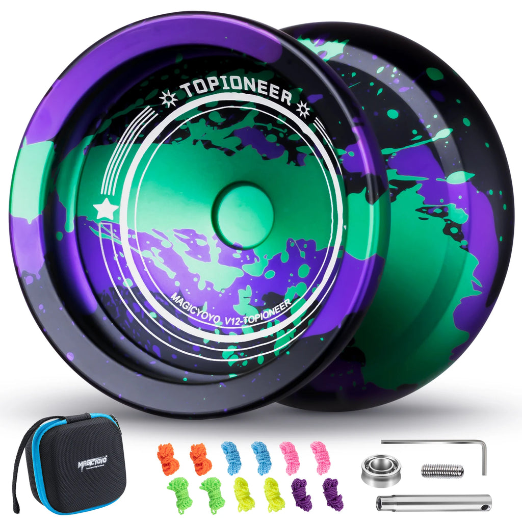 MAGICYOYO V12 Professional Yoyo for Advanced Player, Dual Function Yoyo for Kids Beginner