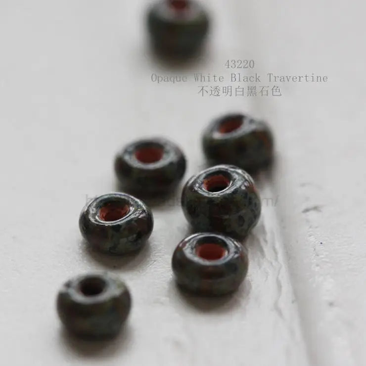 DIY Supply-10 Grams Czech Glass Preciosa 6/0 Seed Beads - Size 6 (6C3)